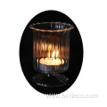 Mercury Glass hurrican Candle Holder, Cup Candle Holder